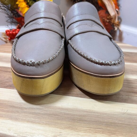 Kelsi Dagger Brooklyn Window Dove Clog Sz 9.5M in Wild Veg Leather - Picture 4 of 11